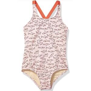 Amazon Essentials One piece Shark Swimsuit Nwt Small